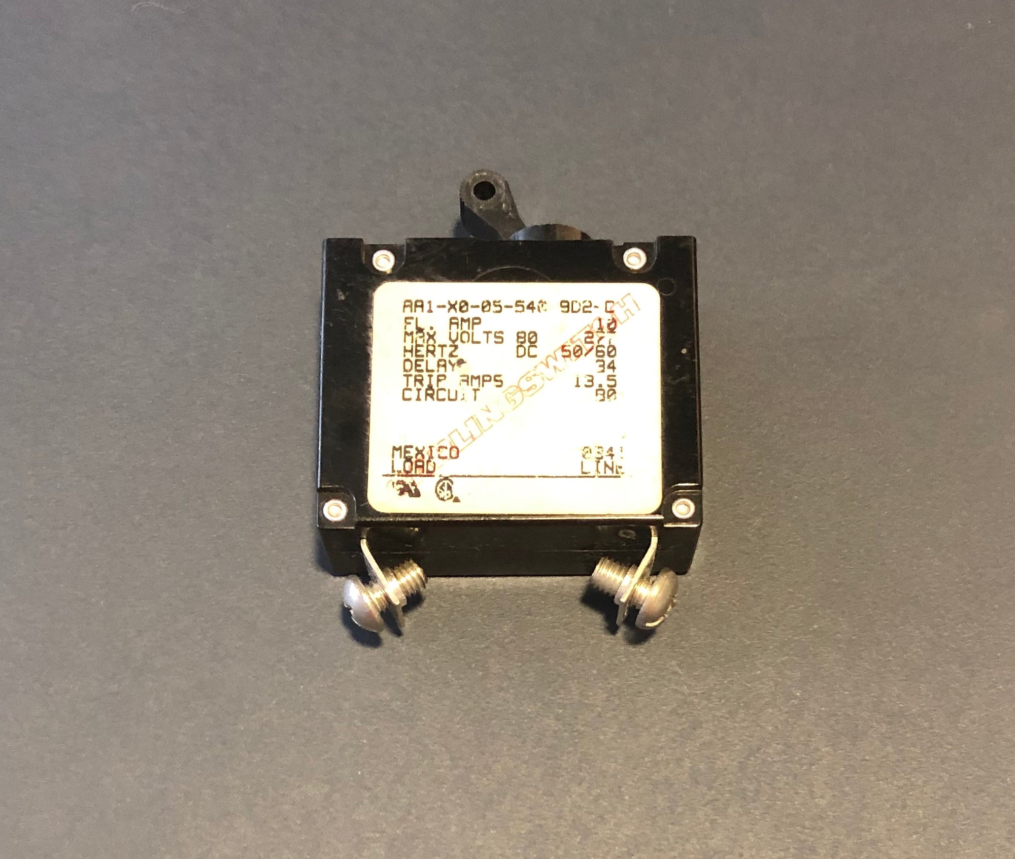 El panel 10A Carling